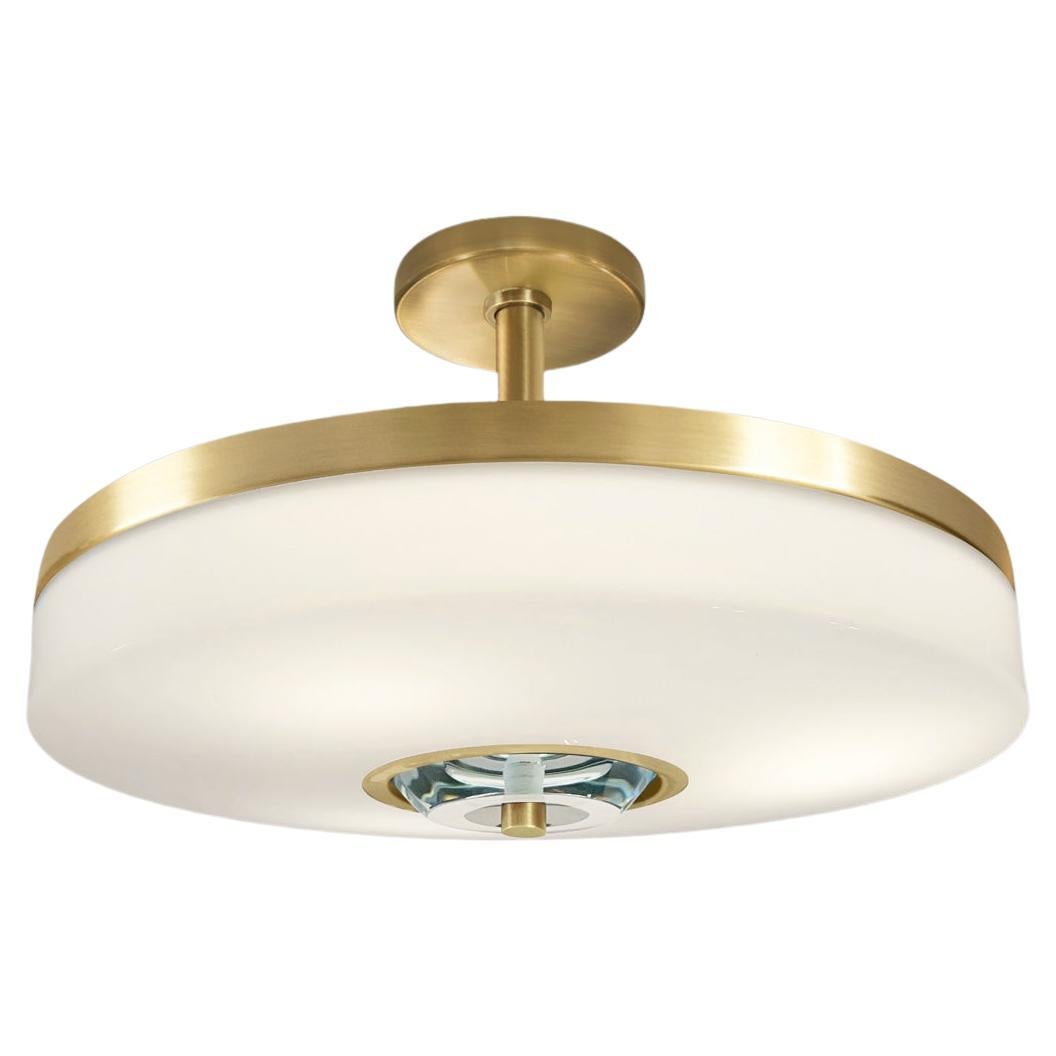 Iris Piccolo Ceiling Light by Gaspare Asaro- Satin Brass Finish