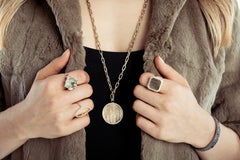 Iris Ring Rose Gold Green Amethyst Pink Tourmaline