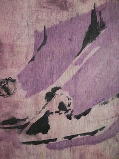 Quadro figurativo contemporaneo di figura femminile di Iris Sanmartin
