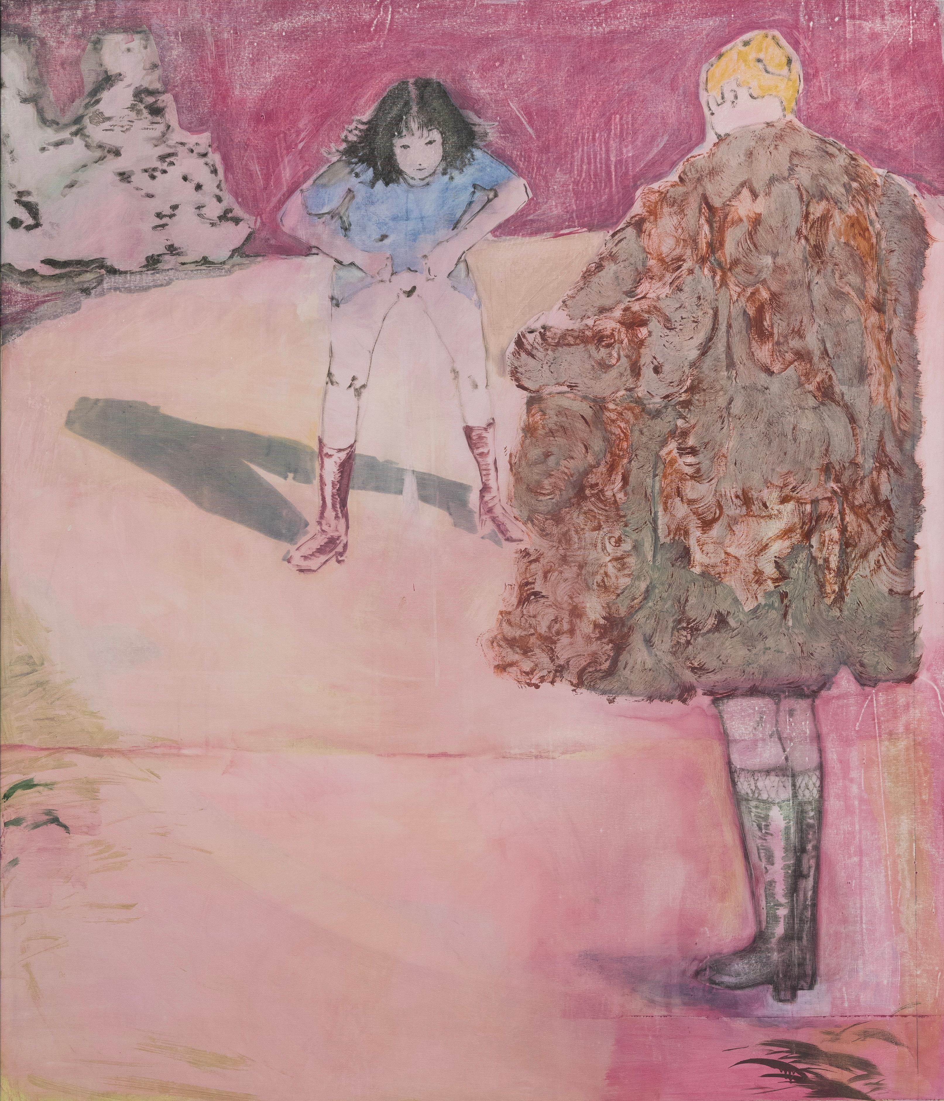 Contemporary Figurative Oil Painting of a Female Figure by Iris Sanmartin