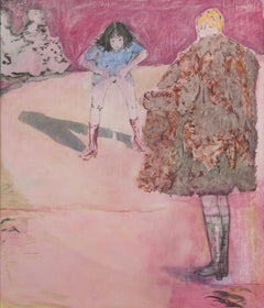 Contemporary Figurative Oil Painting of a Female Figure by Iris Sanmartin