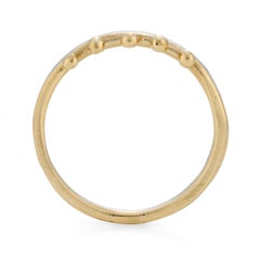 Iris Stacker Ring, 18 Karat Yellow Gold