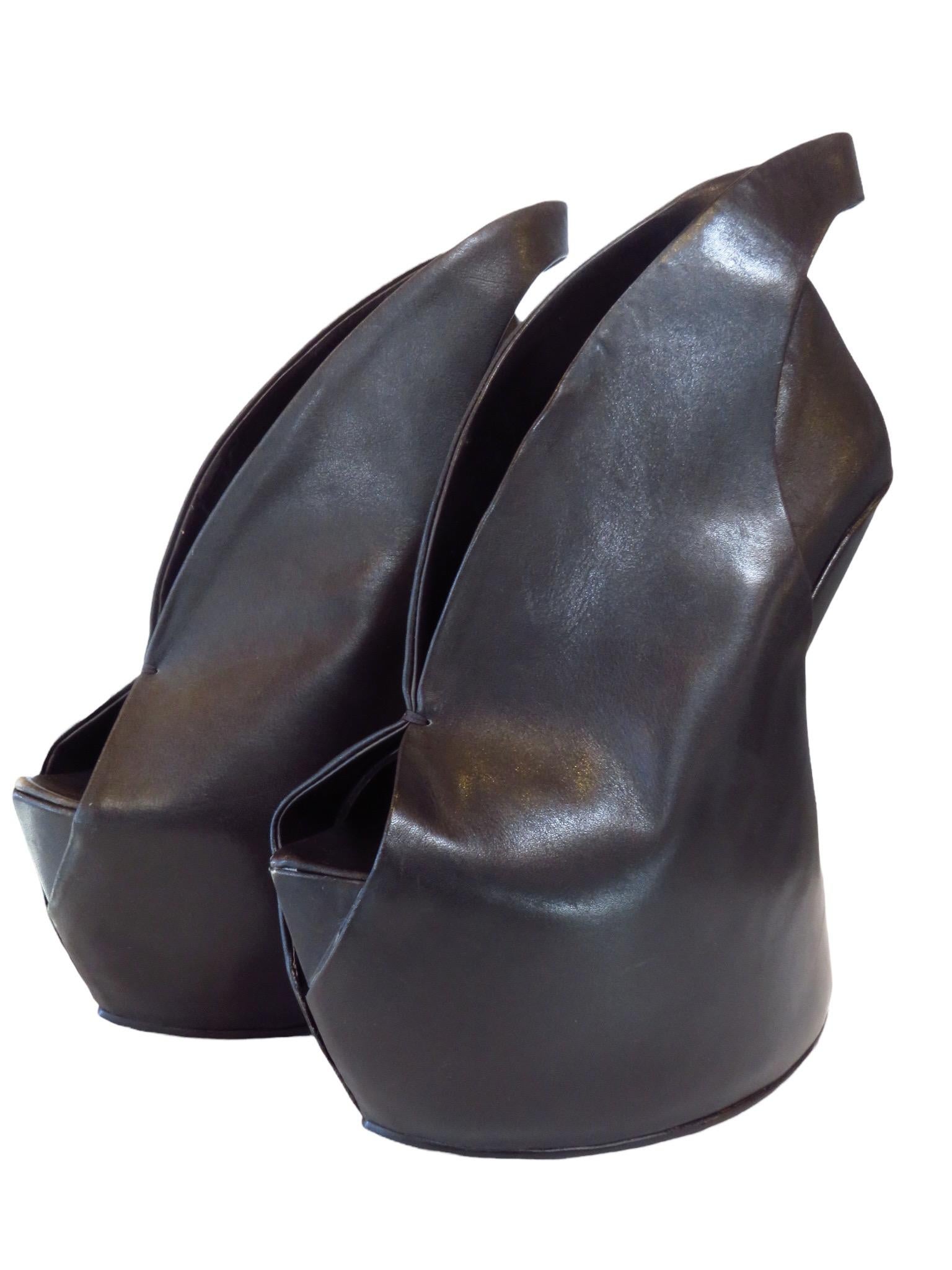 Iris Van Herpen x United Nude Collection Ankle Bootie In New Condition For Sale In Laguna Beach, CA