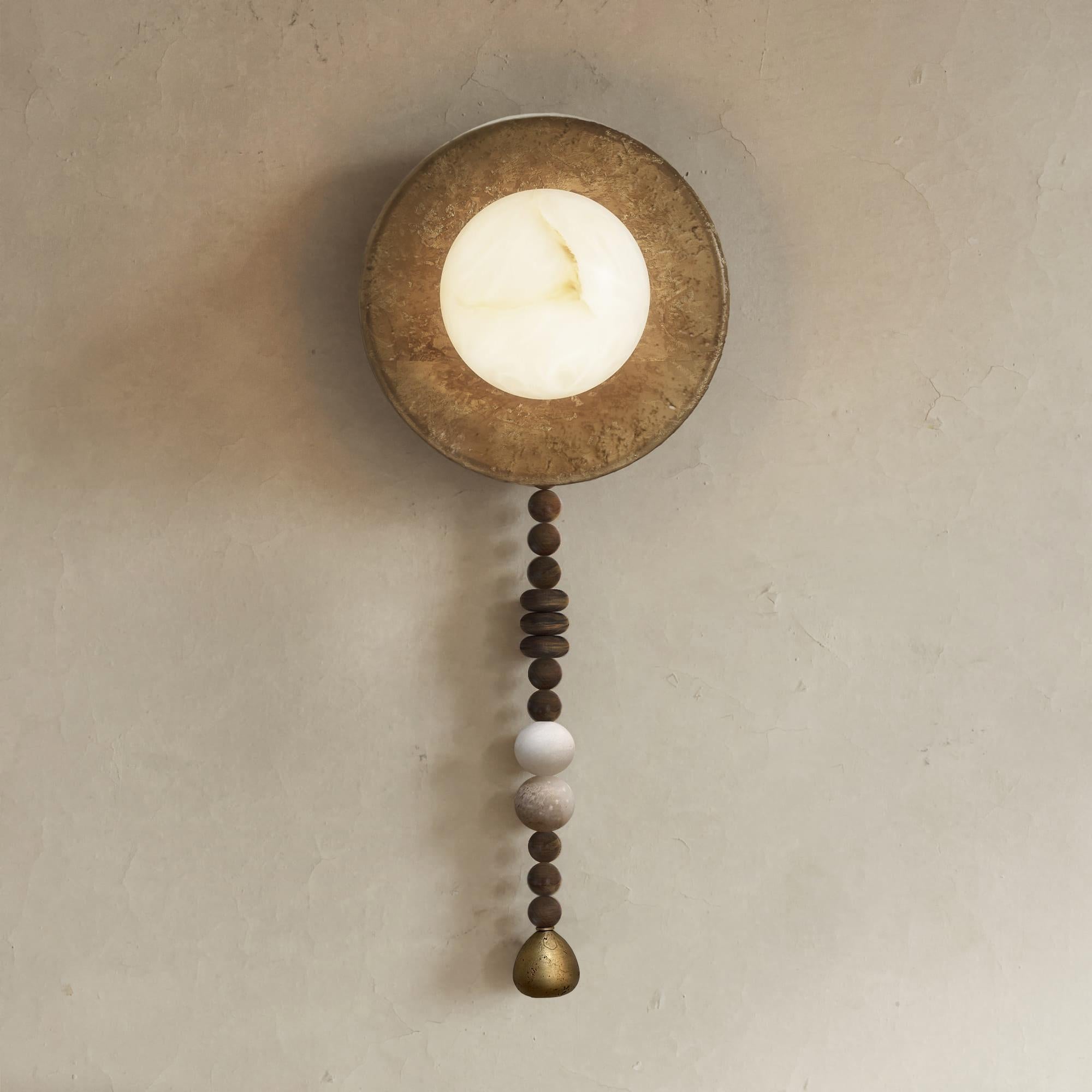 American Iris Wall Sconce by Modu Studio For Sale