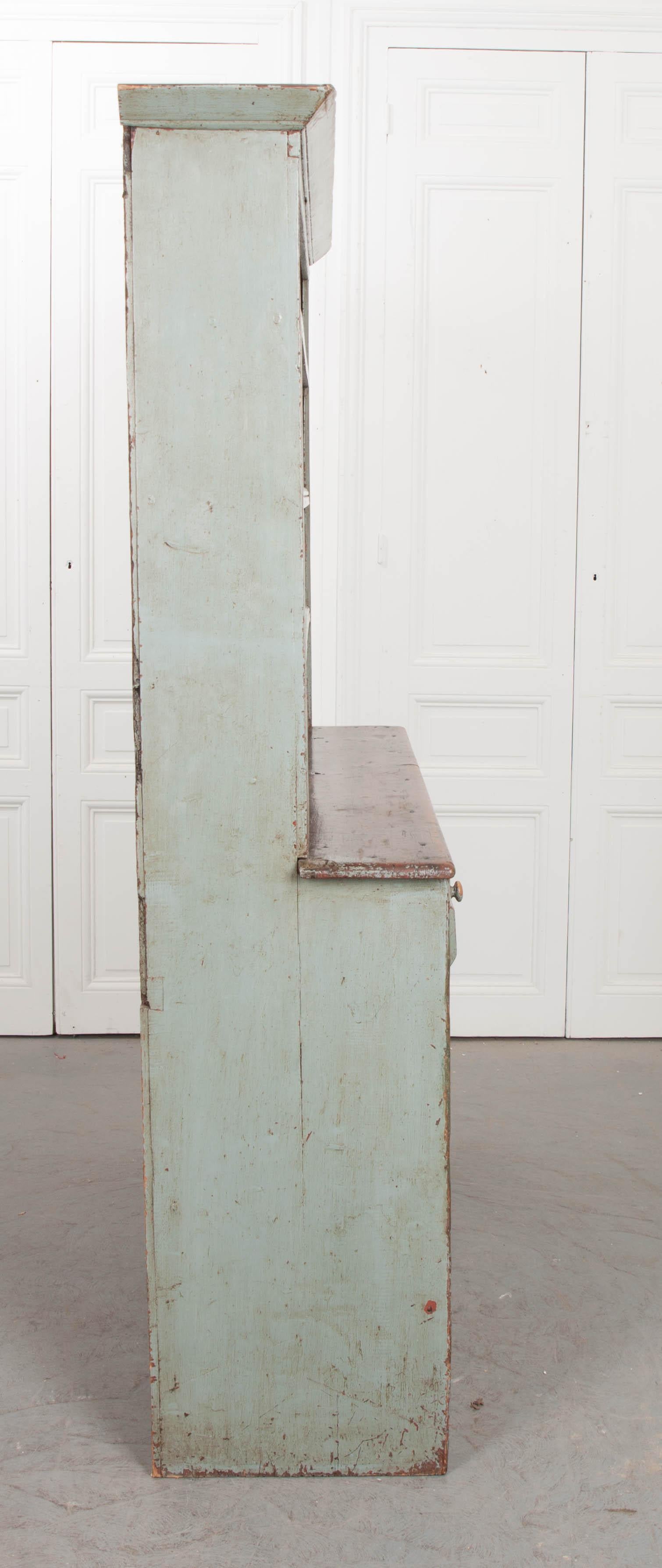 Irish 19th Century Polychrome Pine Pot Board Dresser 7