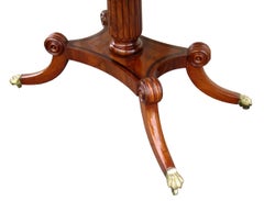 Irish Antique Mahogany Fold-Over Tea Games Table Mack Williams Gibton, 1825-1830