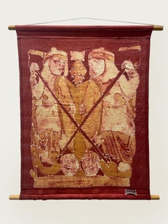 Irish Batik tapestry by Bernadette Madden