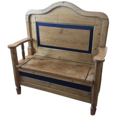 Irish Bench with Seat Storage