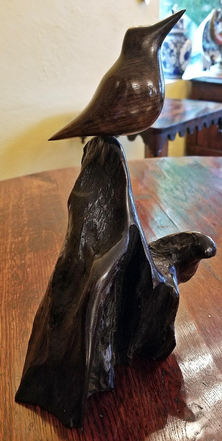 Irish Bog Oak Bird Sculpture at 1stDibs bog oak sculpture for sale