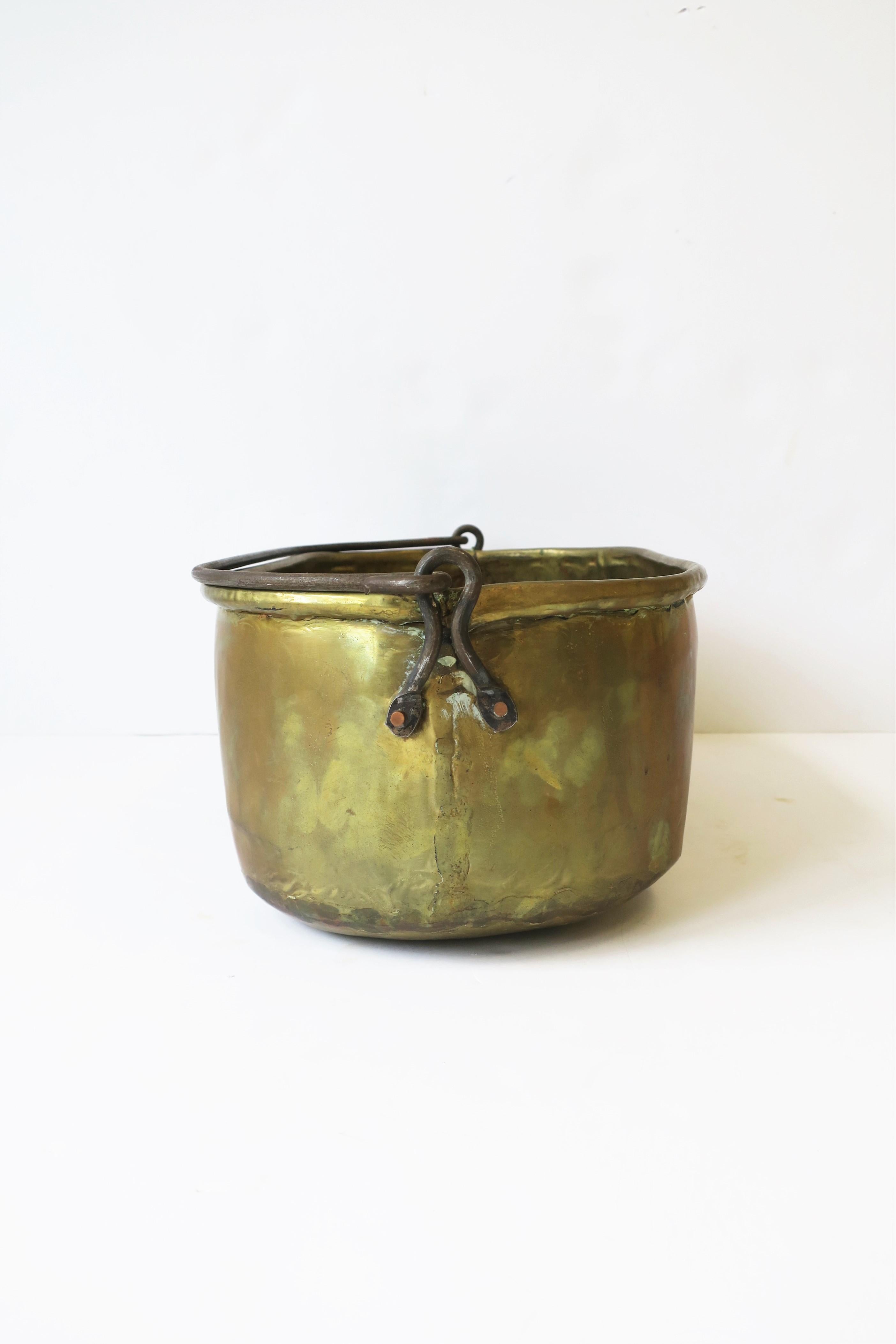 Irish Brass Bucket or Barware Ice Bucket 7