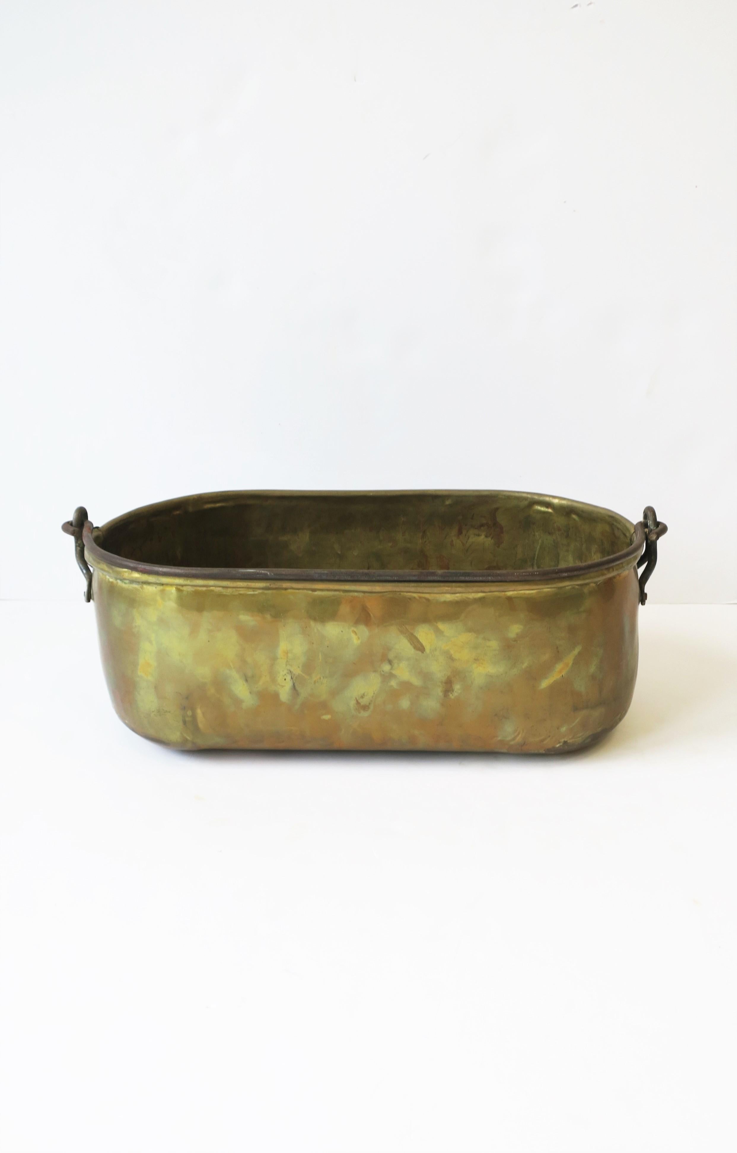 20th Century Irish Brass Bucket or Barware Ice Bucket