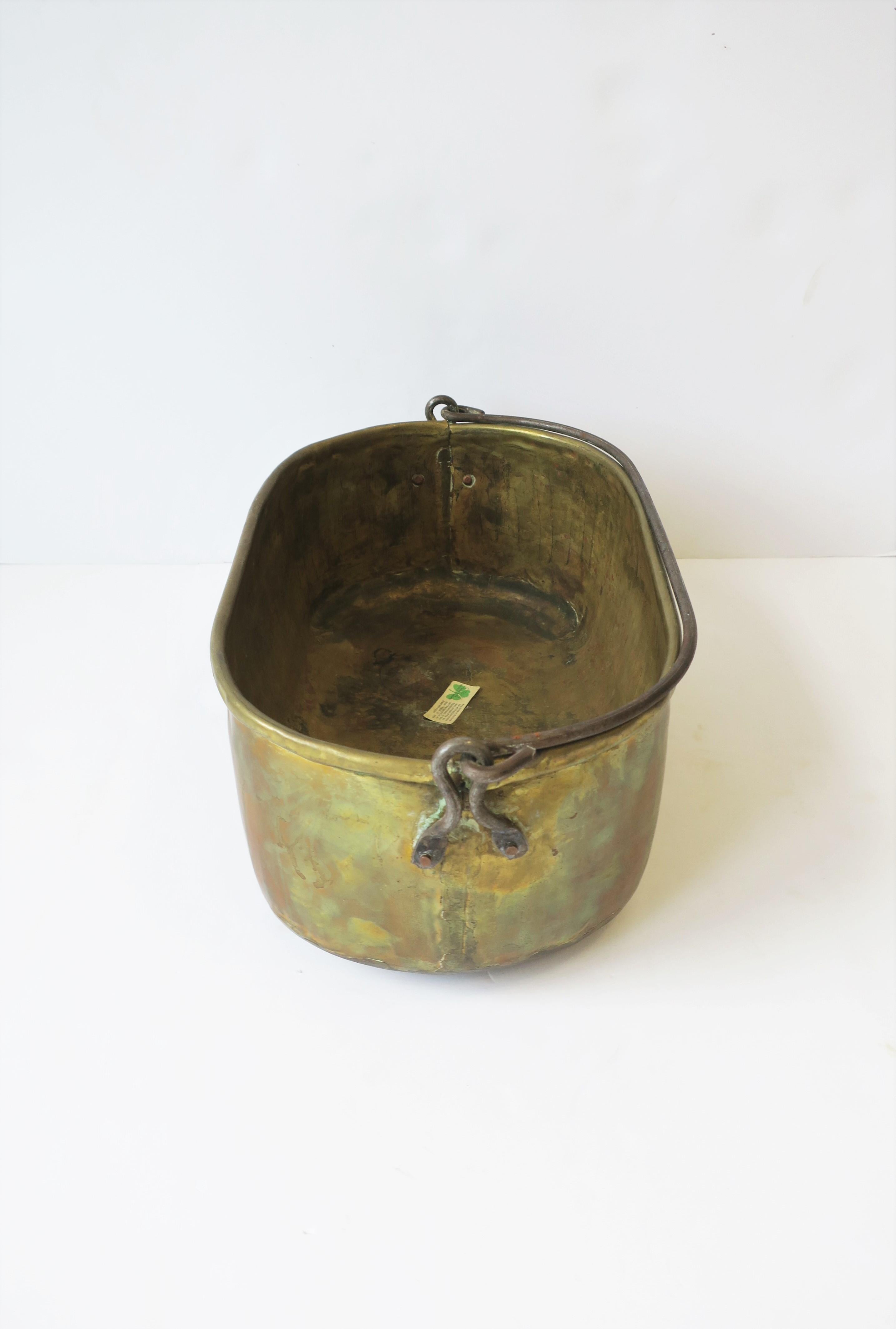 Irish Brass Bucket or Barware Ice Bucket 1