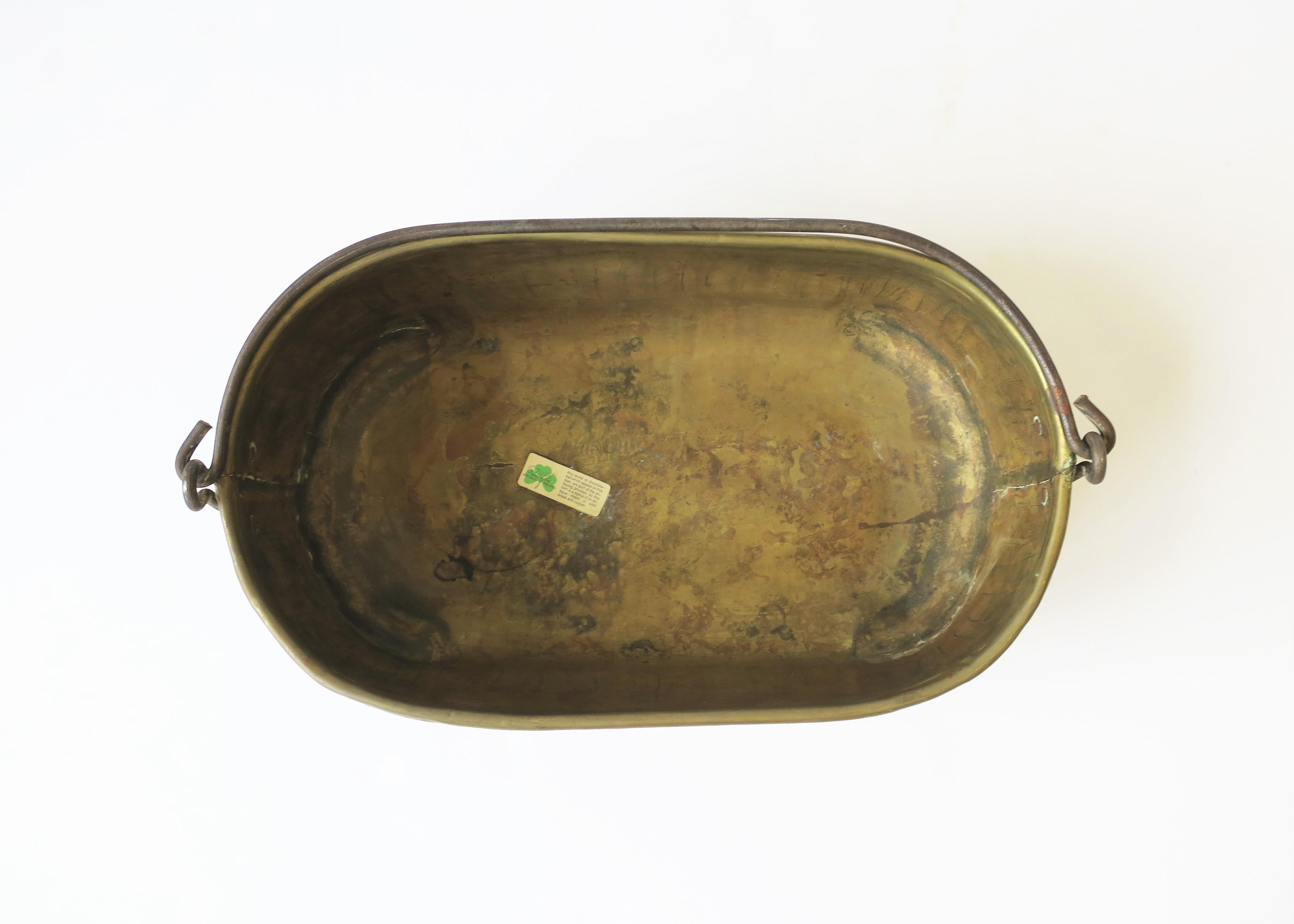 Irish Brass Bucket or Barware Ice Bucket 5
