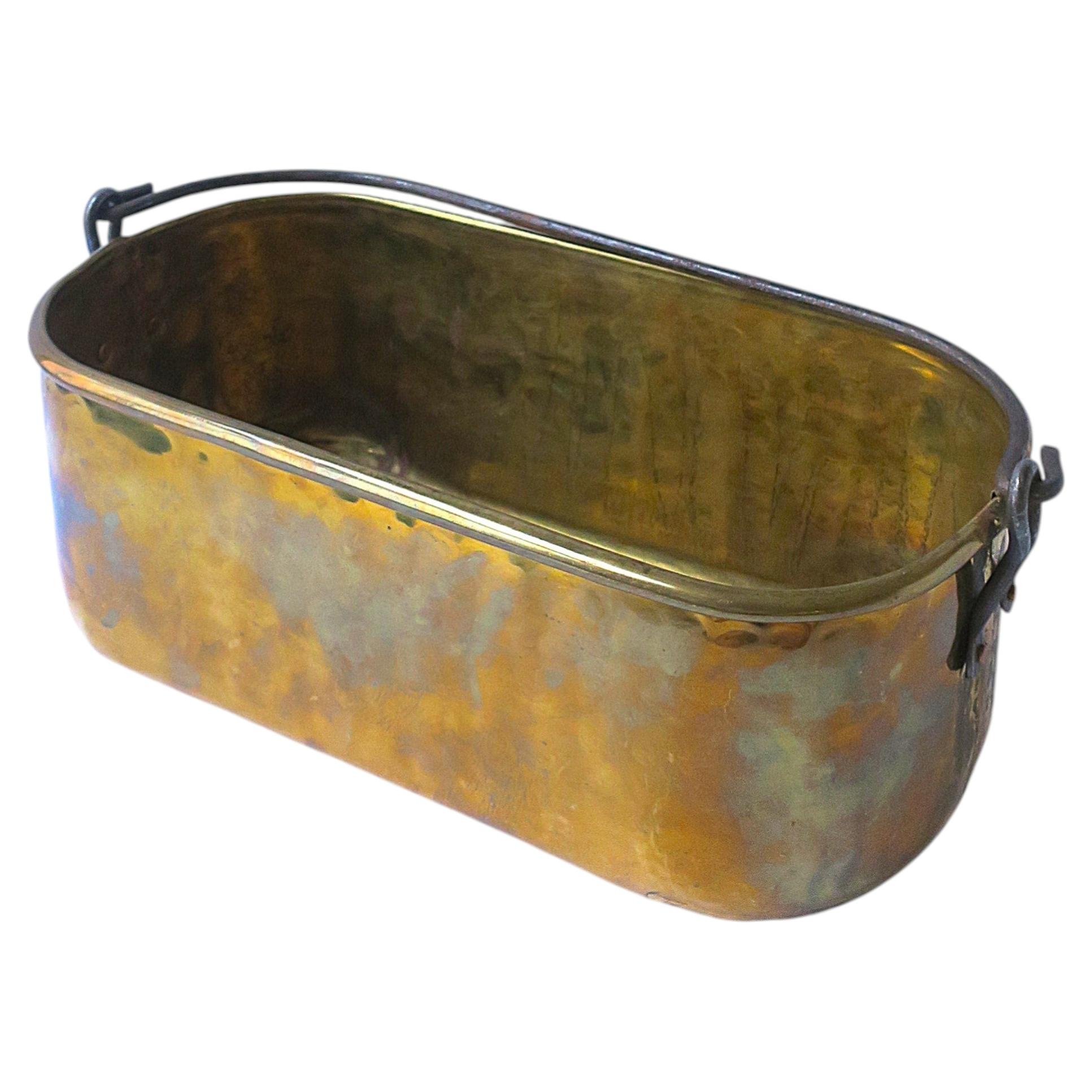 Irish Brass Bucket Vintage Barware, 20th Century