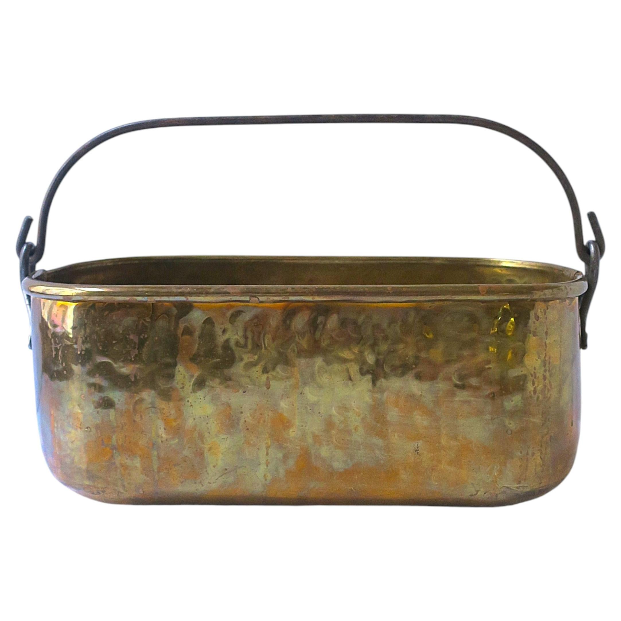 Irish Brass Bucket Vintage Barware, 20th Century