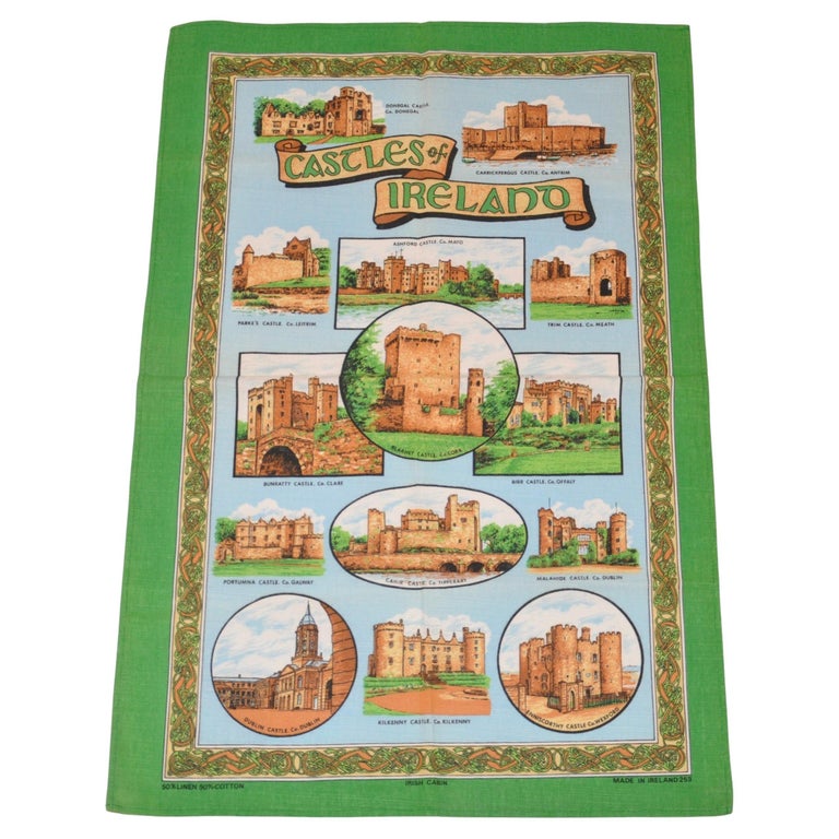 "Irish Cabin" Tablecloth For Sale at 1stDibs irish cabin linens