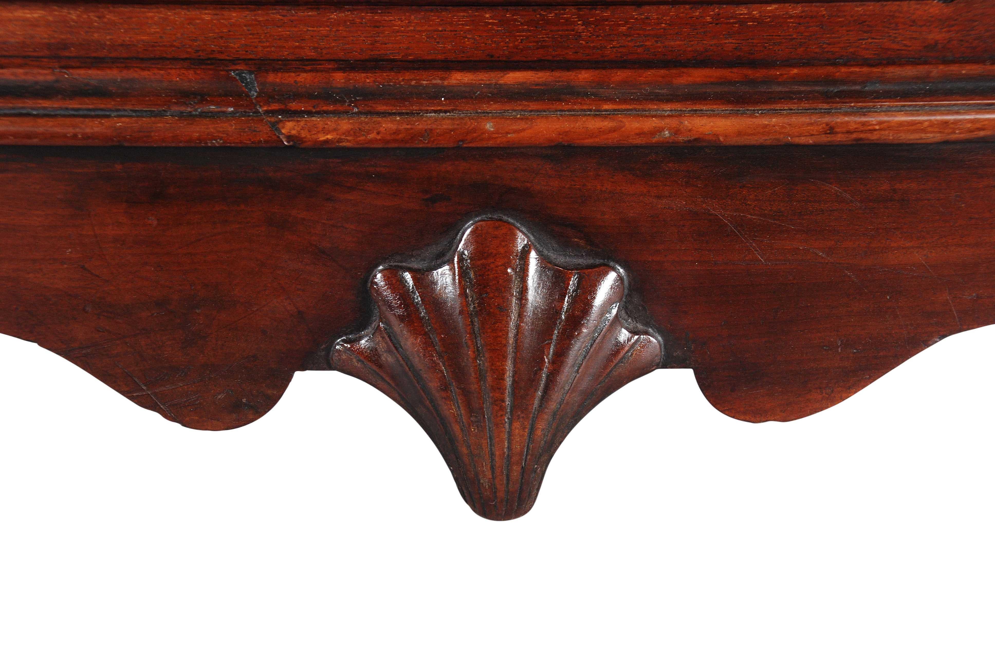 Irish Chest on Stand in Solid Walnut In Good Condition For Sale In Harrodsburg, KY