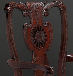 Irish Chippendale Armchair