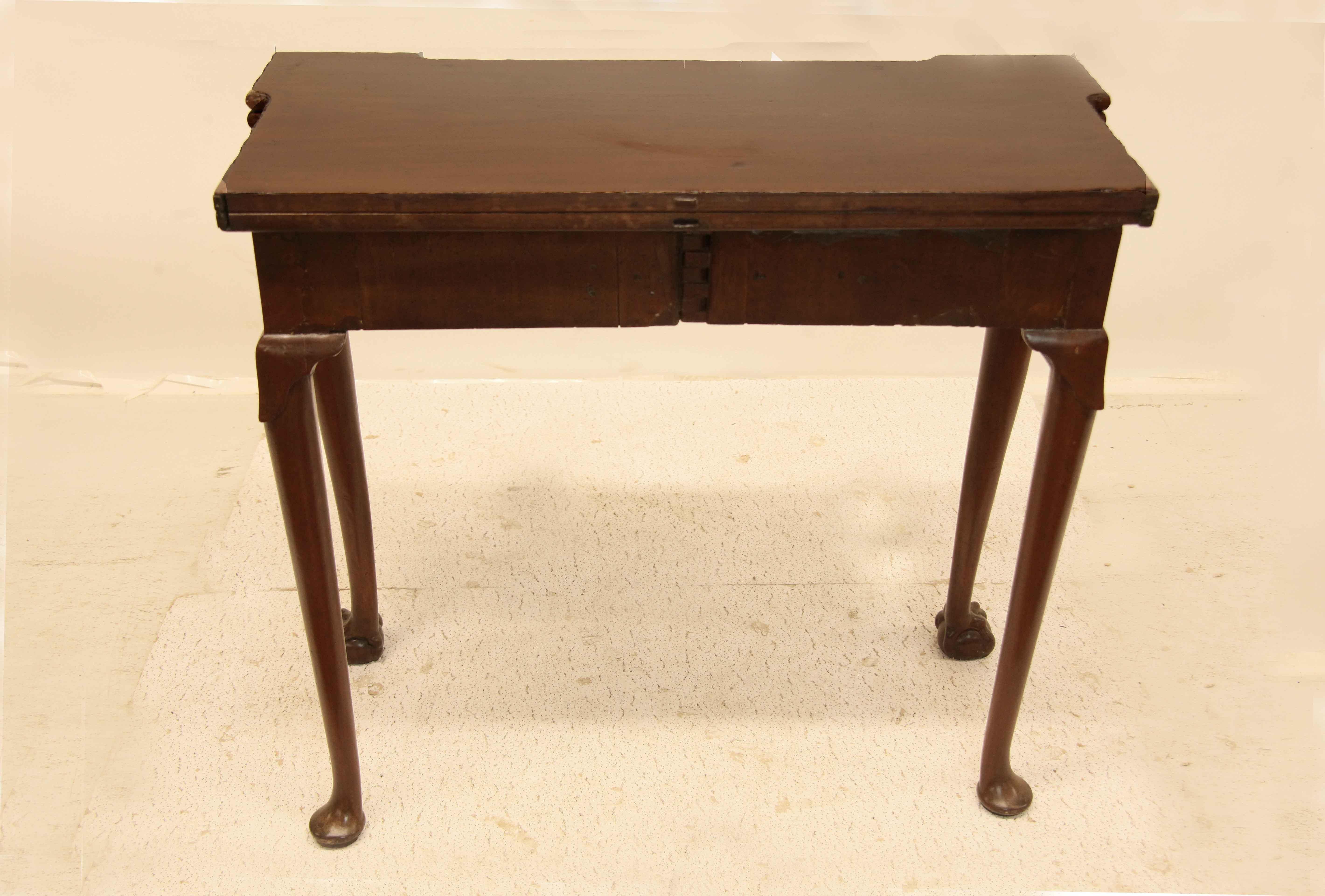Irish Chippendale Game Table For Sale 6