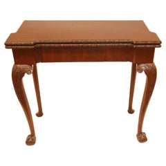 Irish Chippendale Game Table