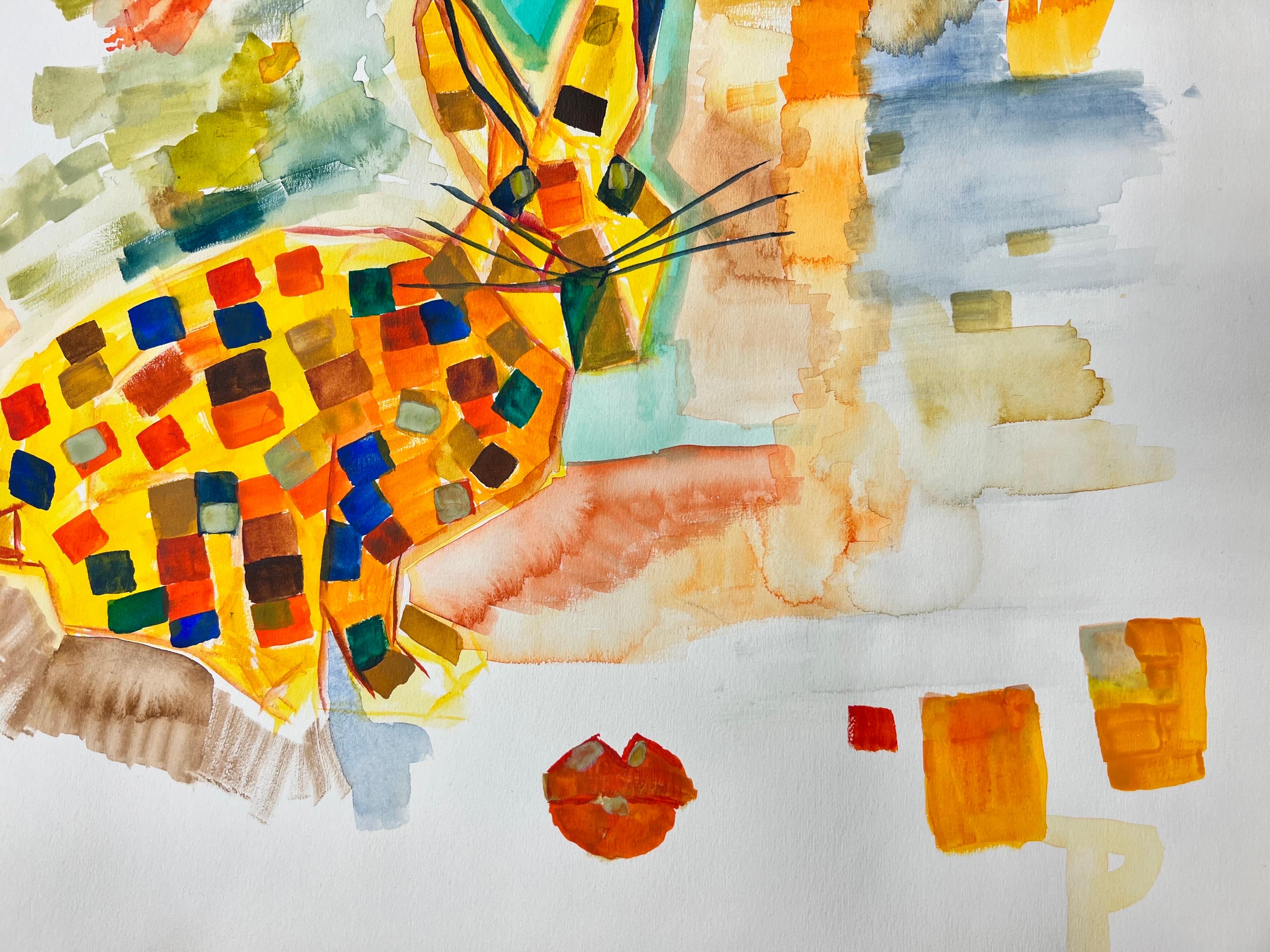abstract hare painting