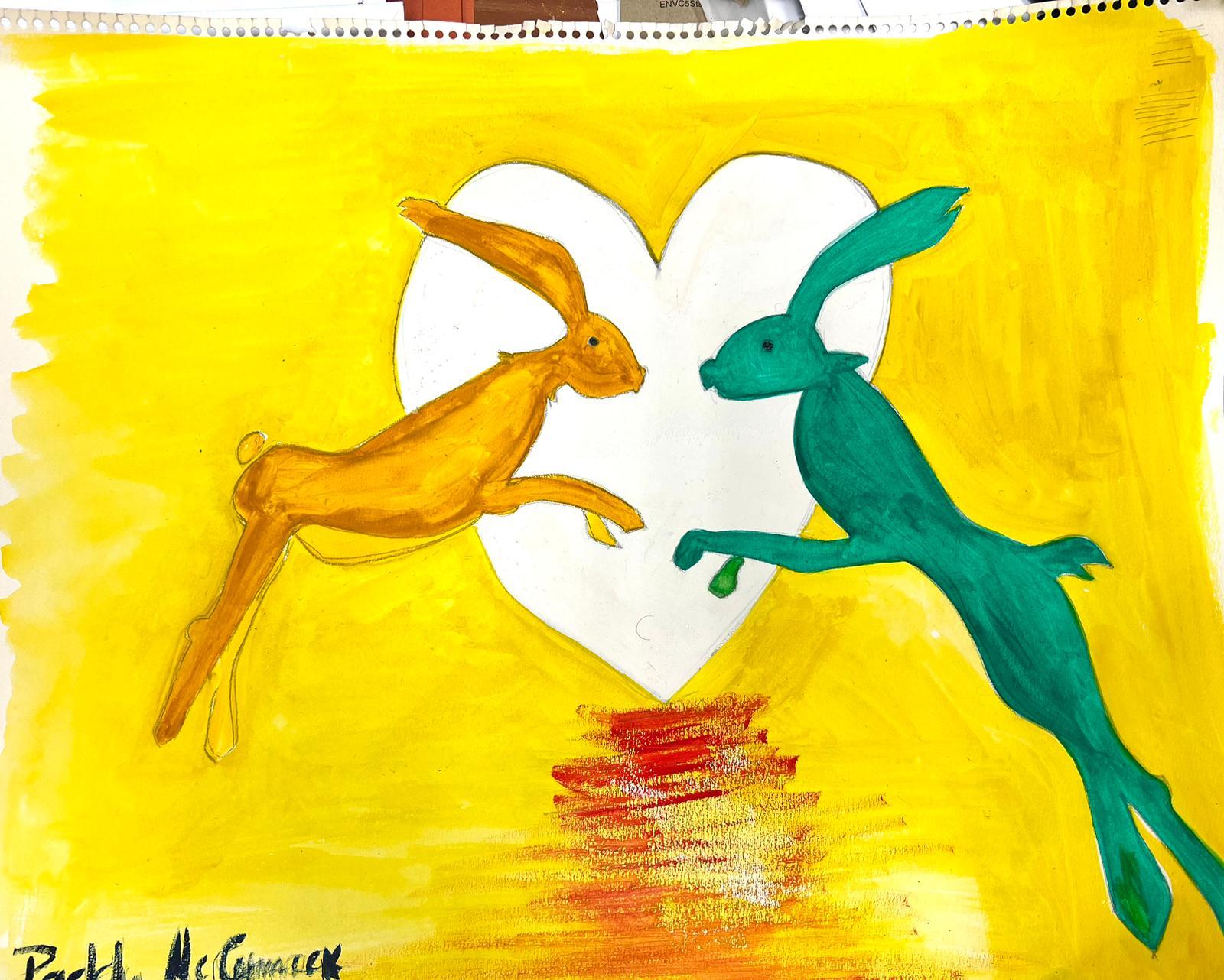 La Lepre Marzolina
di Paddy McCormack (irlandese, contemporaneo)
firmato sul retro
acquerello su carta d'artista
15 x 18 pollici senza cornice
provenienza: collezionista privato, Regno Unito
Il dipinto è in condizioni molto buone e presentabili.
