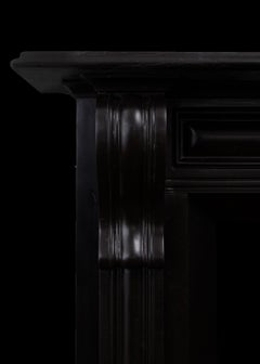 Irish Corbel Black Marble Fireplace