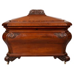 Used Irish Early Victorian Mahogany Wine Cooler