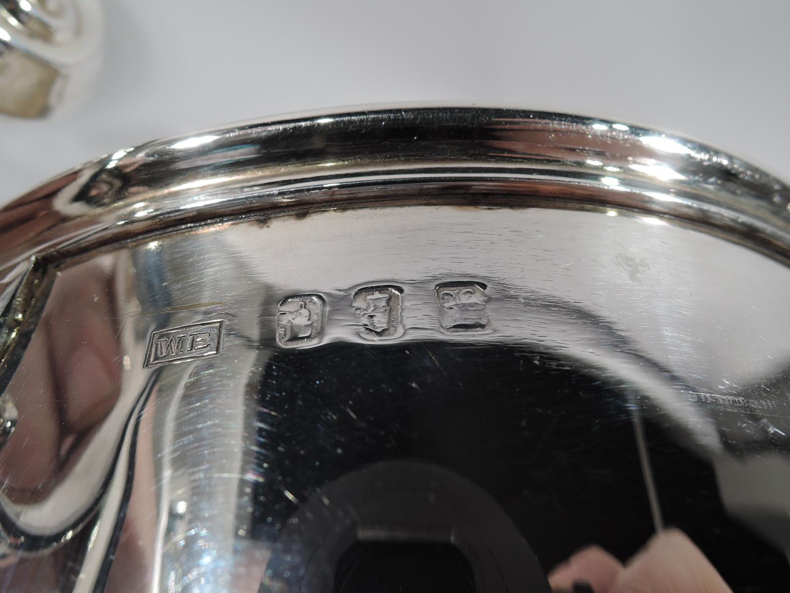 Early 20th Century Irish Edwardian Georgian Classical Sterling Silver Urn Trophy Cup