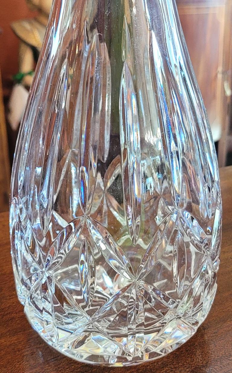 Irish Galway Crystal 11.5 inch Open Decanter For Sale 5