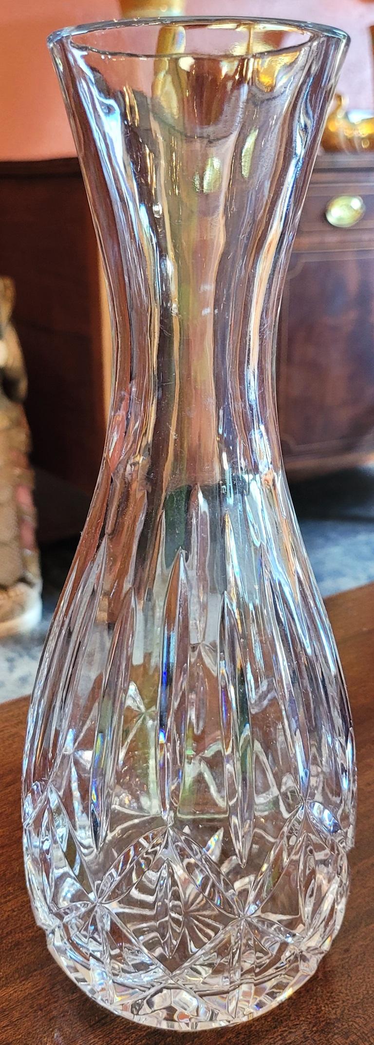 20th Century Irish Galway Crystal 11.5 inch Open Decanter For Sale