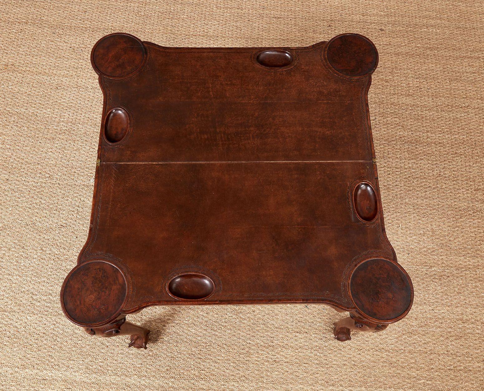 English Georgian Gaming Table For Sale