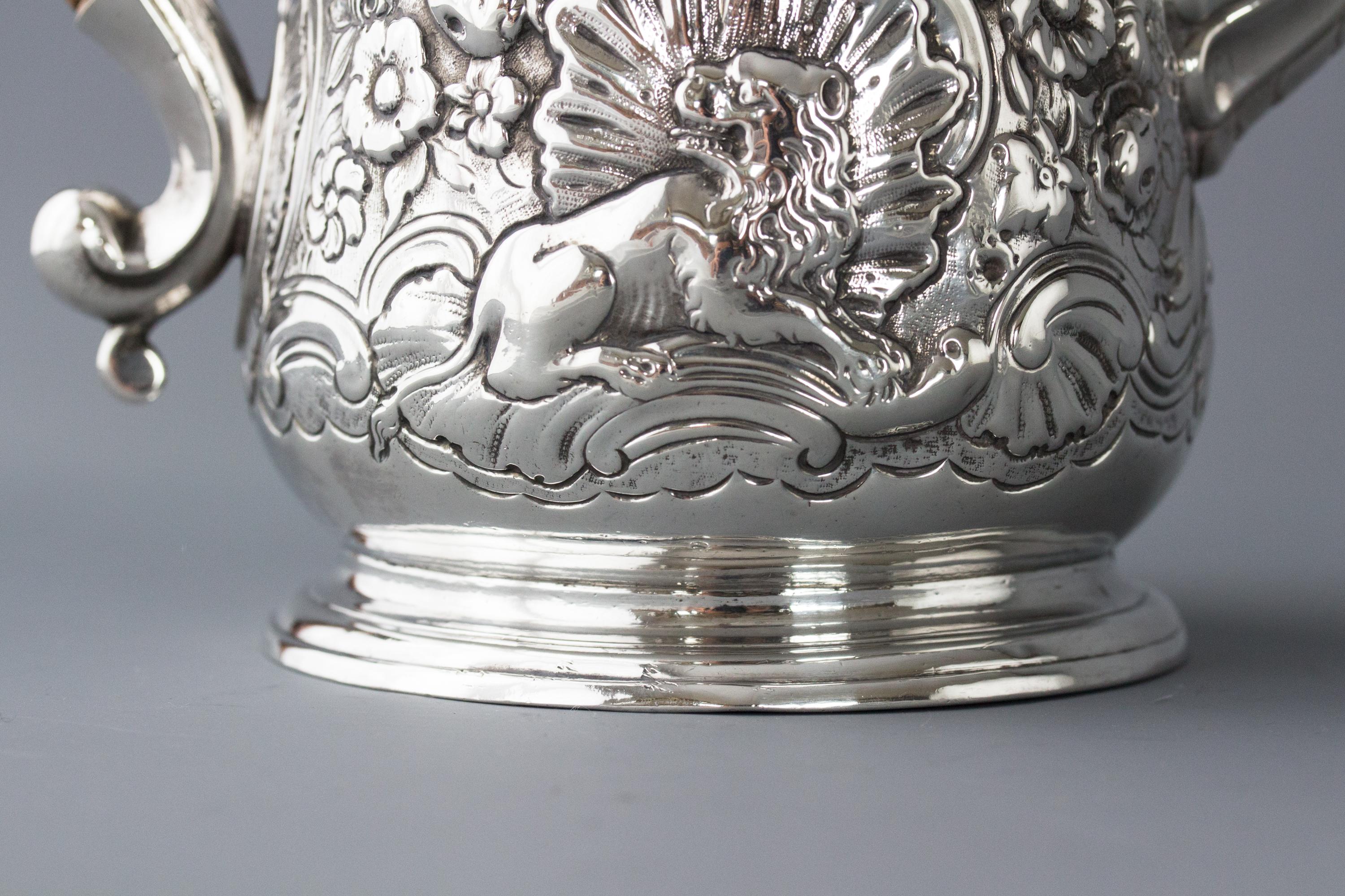 Irish George II Silver Coffee Pot, Dublin, circa 1734 5