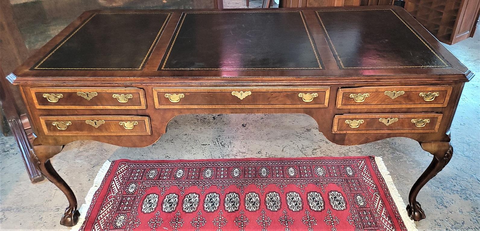 American Irish George II Style Henredon Desk