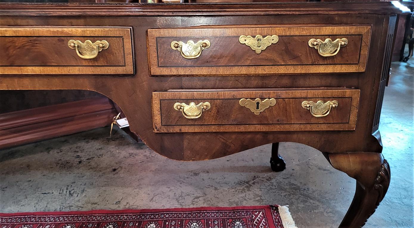 Hand-Crafted Irish George II Style Henredon Desk