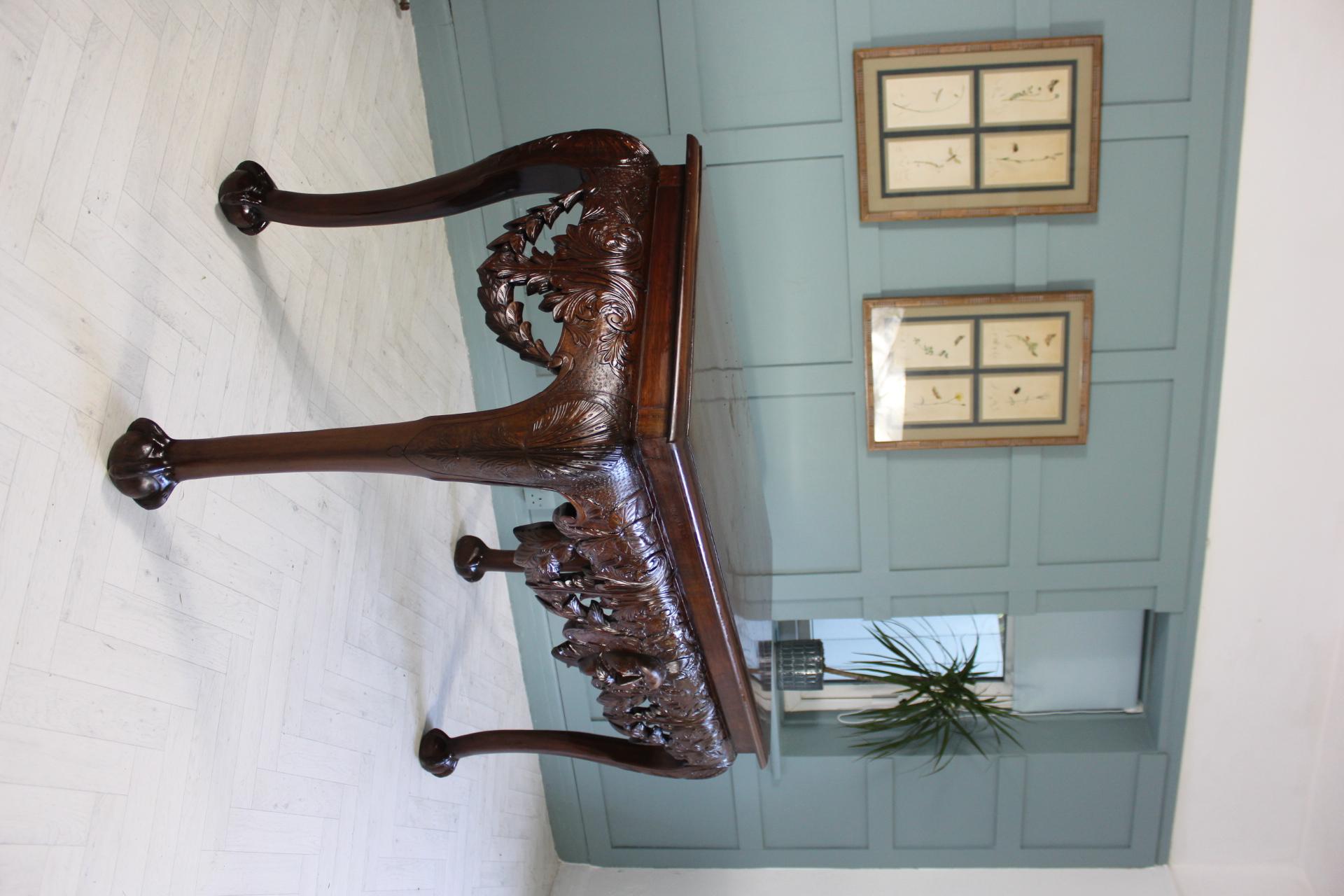 Irish George II style mahogany Serving table For Sale 7