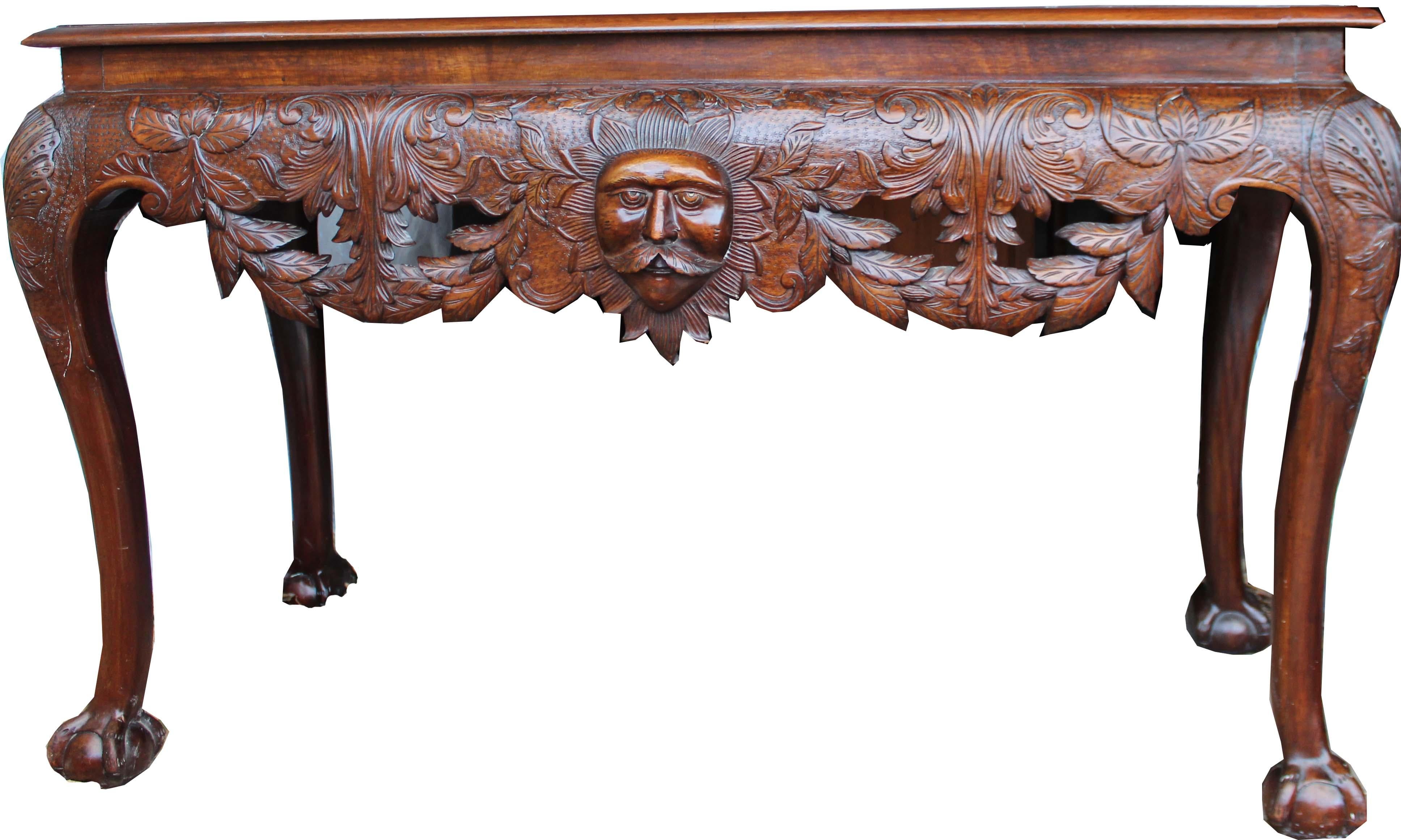 Irish George II style mahogany Serving table For Sale 10