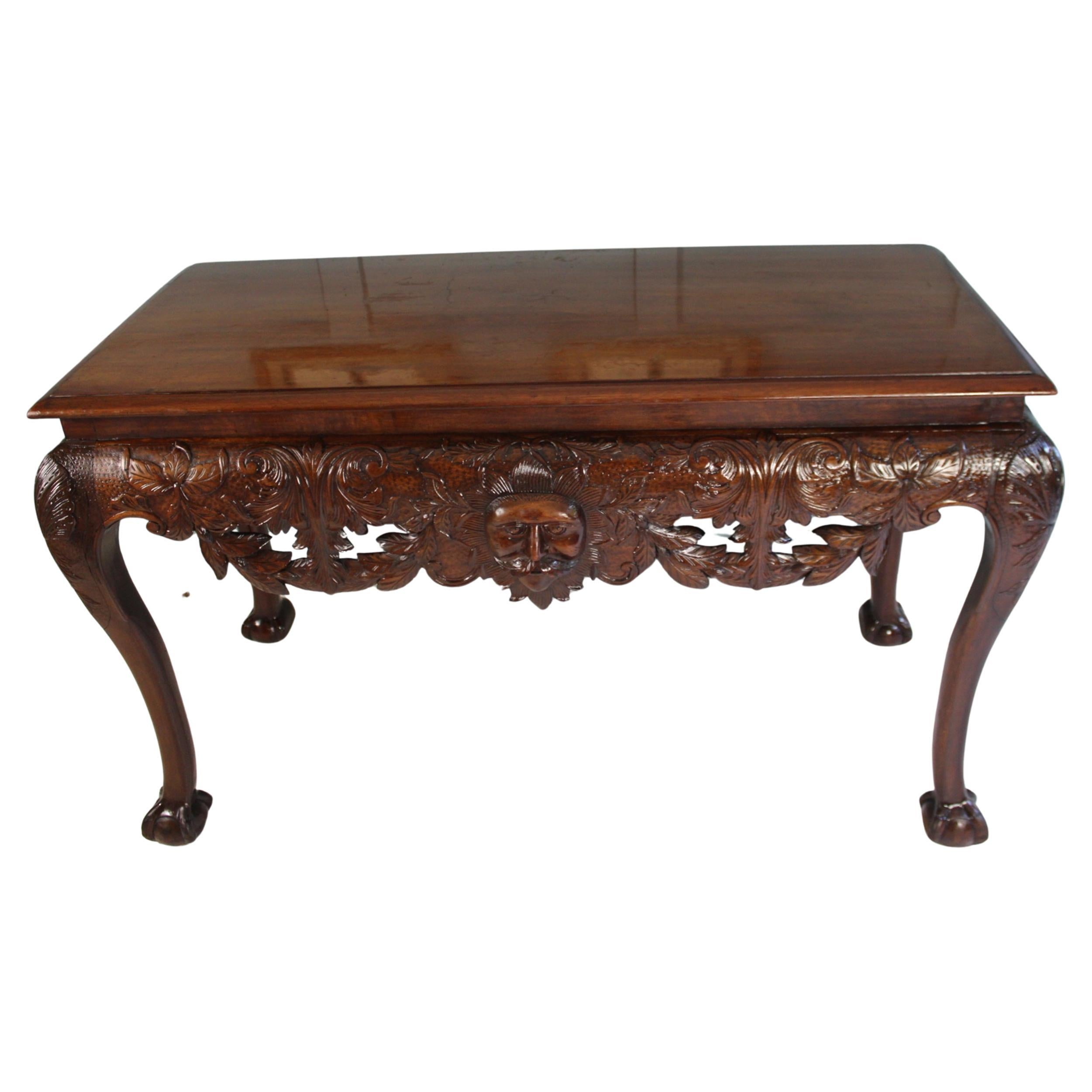 Irish George II style mahogany Serving table