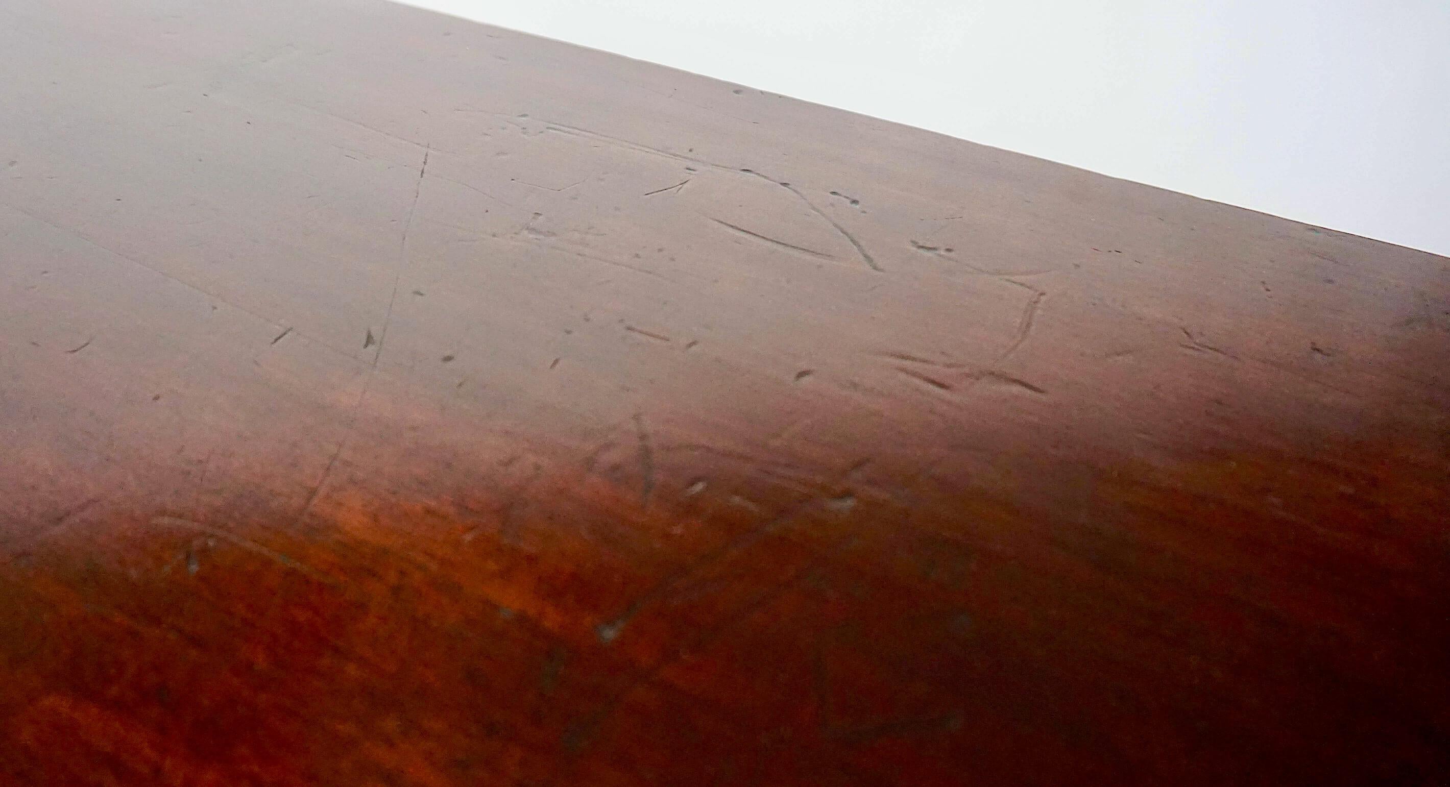 Irish George III Neoclassical Inlaid Mahogany Hall Bench, circa 1805 For Sale 6