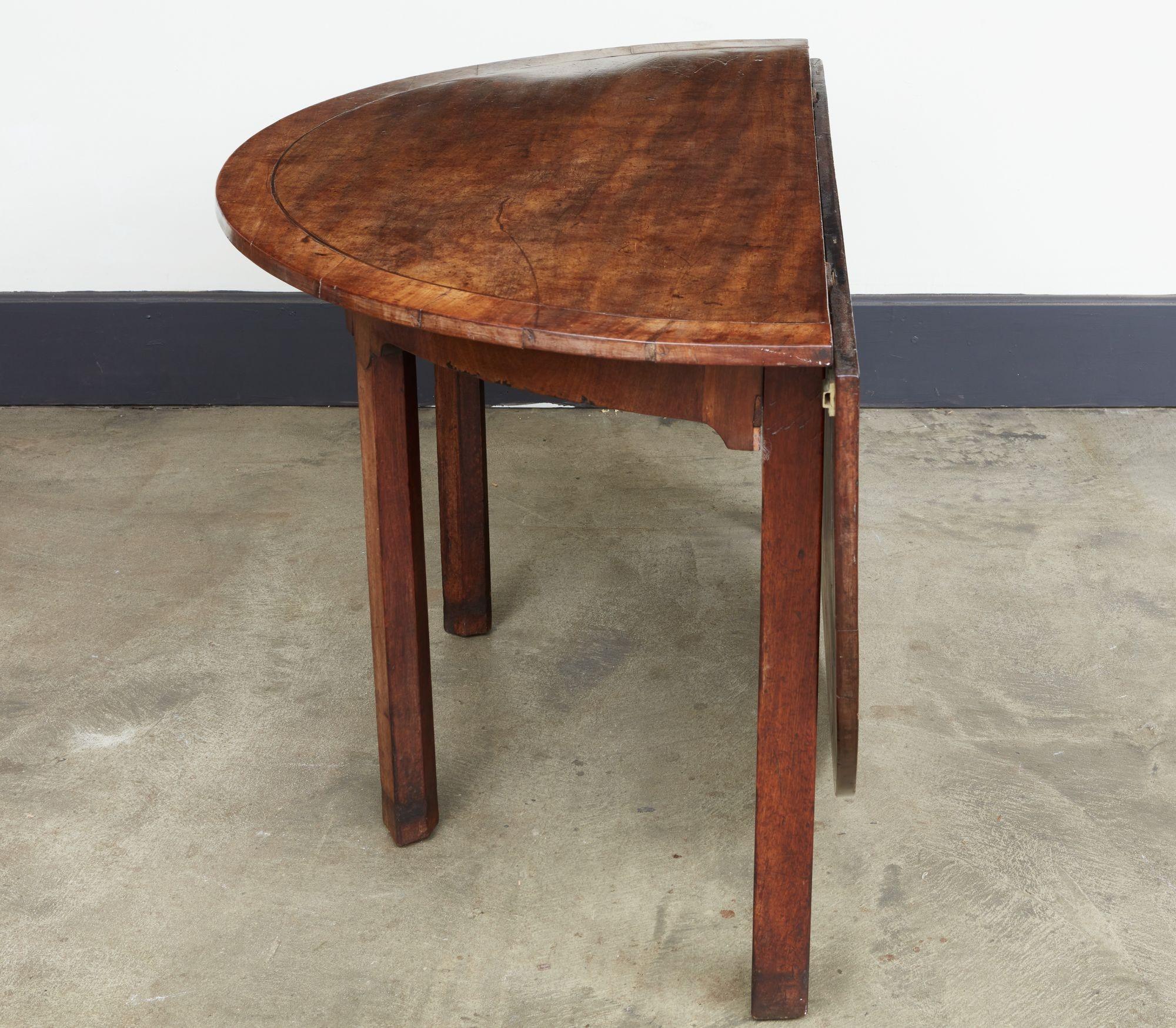 Mahogany Irish Georgian Center Table For Sale
