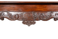 Irish Georgian Mahogany Console Table
