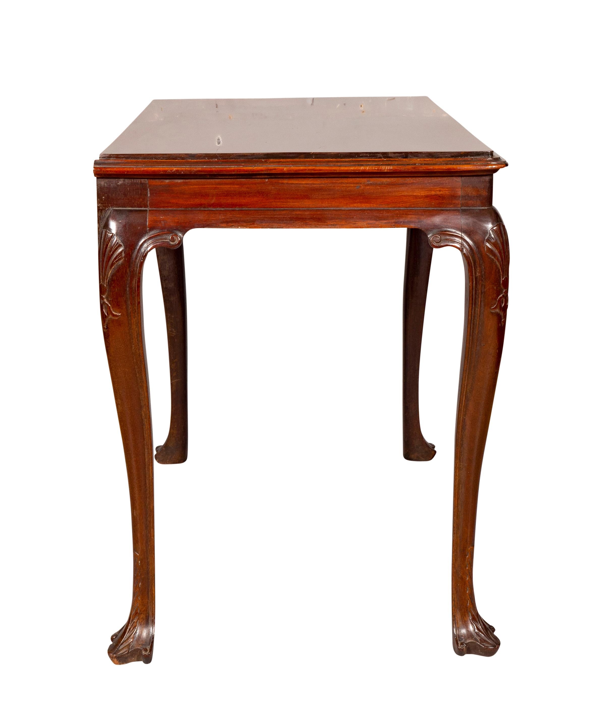 Irish Georgian Mahogany Console Table For Sale 1