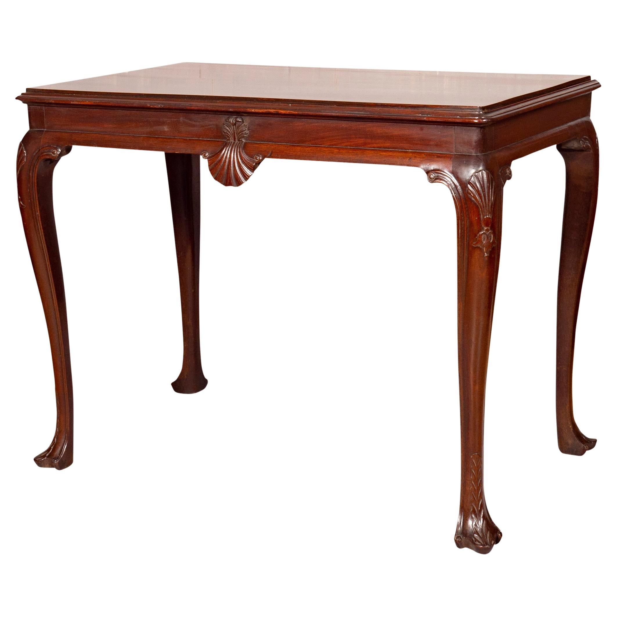 Irish Georgian Mahogany Console Table For Sale