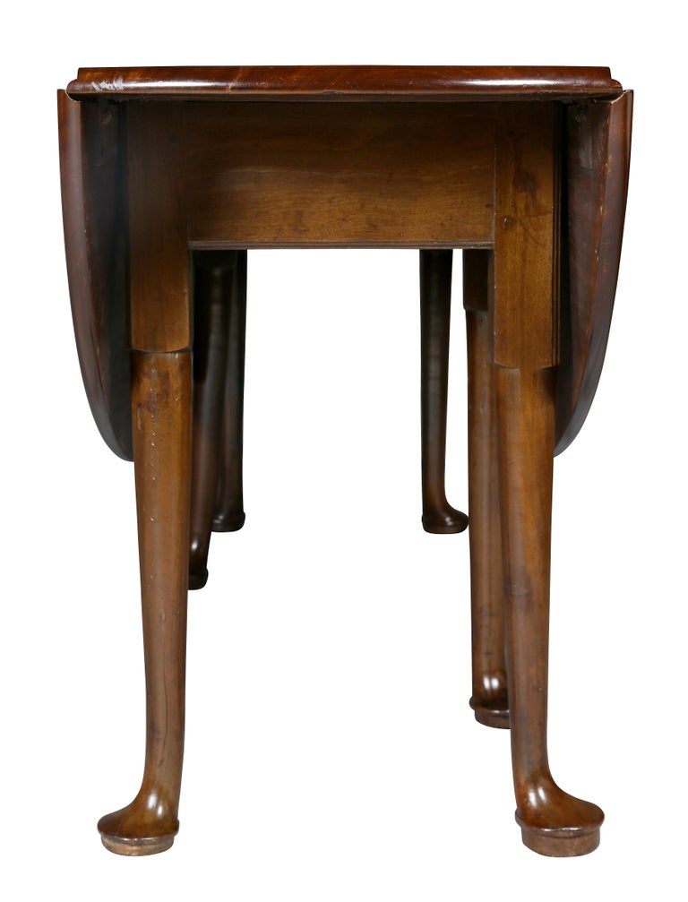 Irish Mahogany DropLeaf Dining Table at 1stDibs