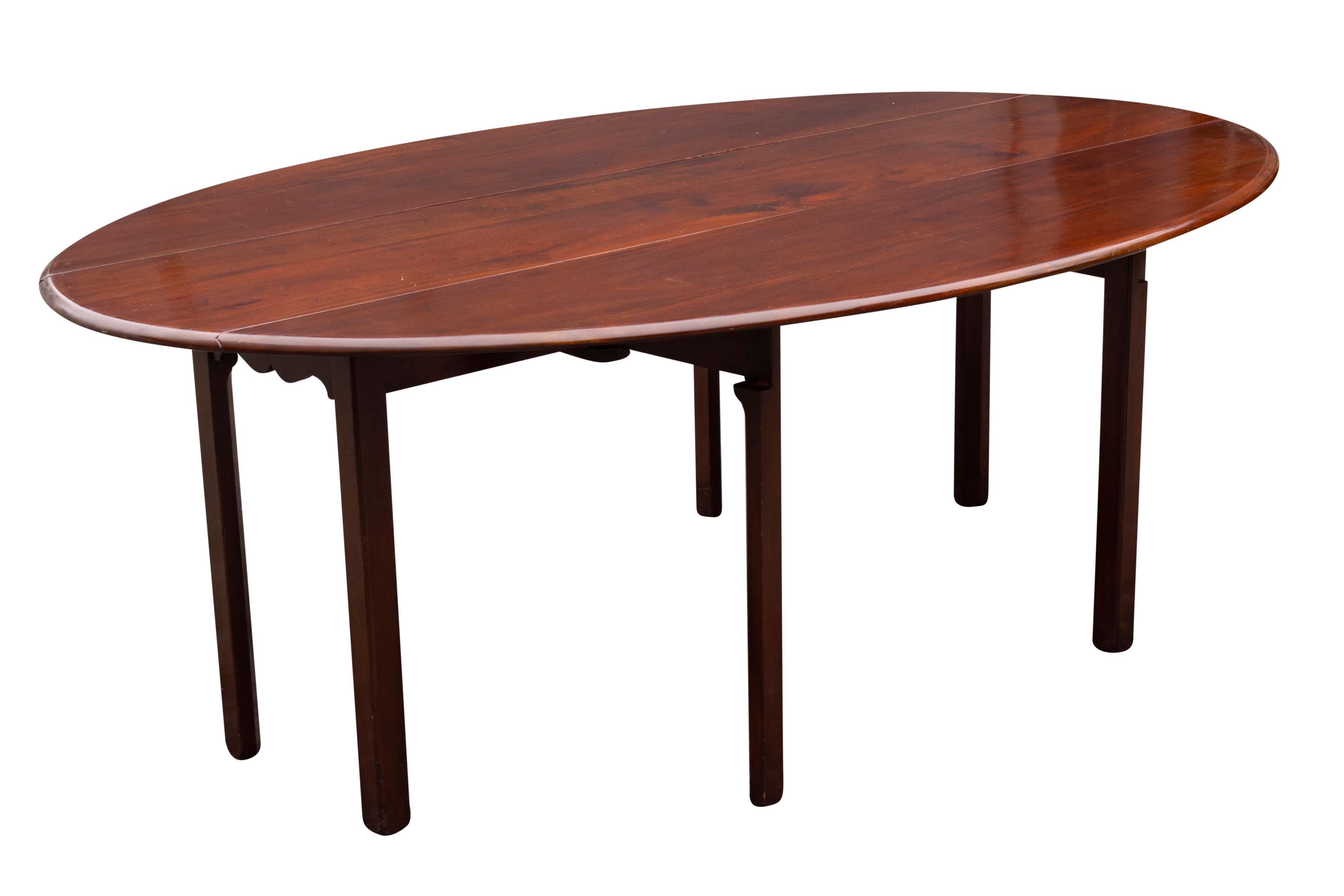 Irish Georgian Mahogany Hunt Table For Sale 5