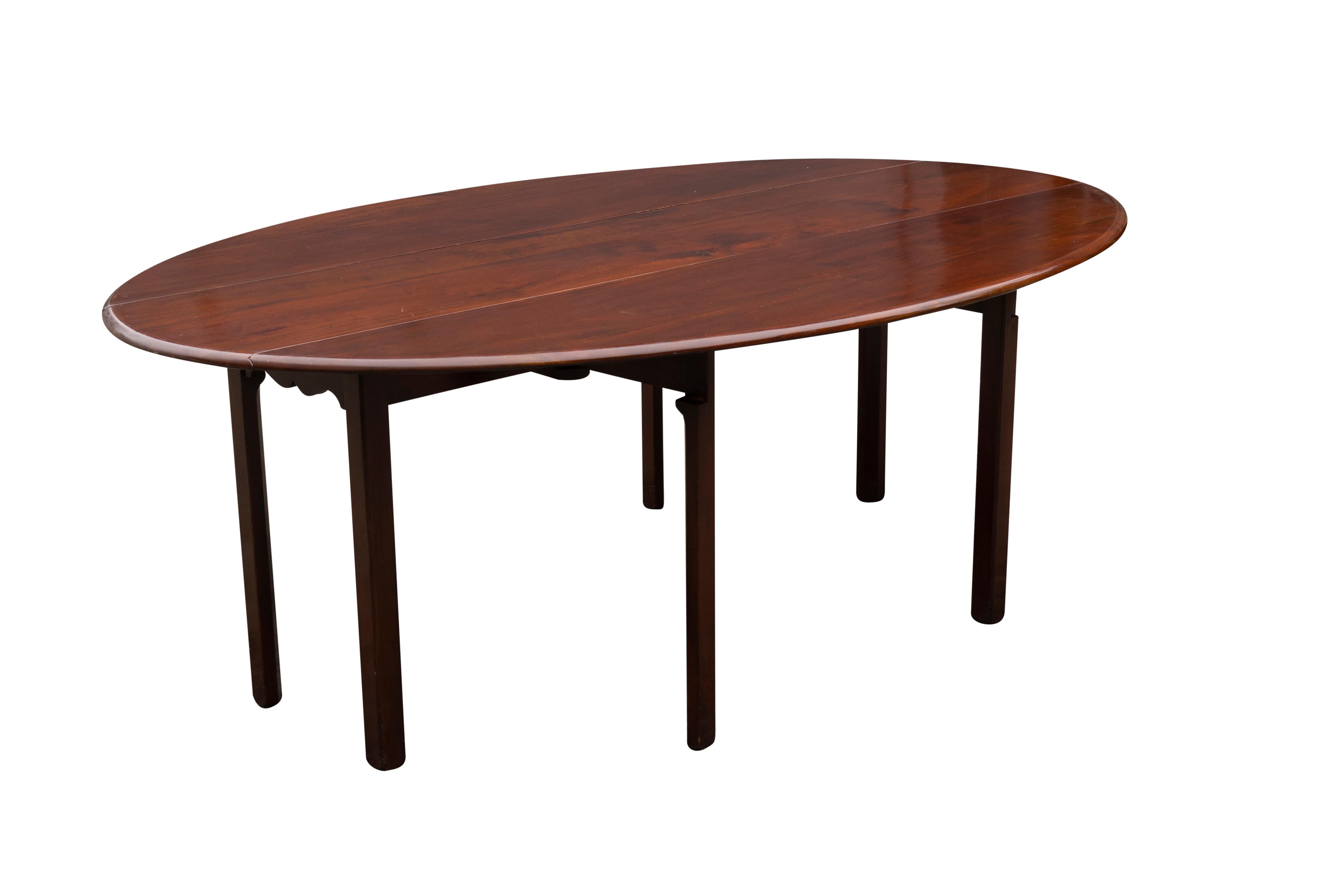 Irish Georgian Mahogany Hunt Table For Sale 6