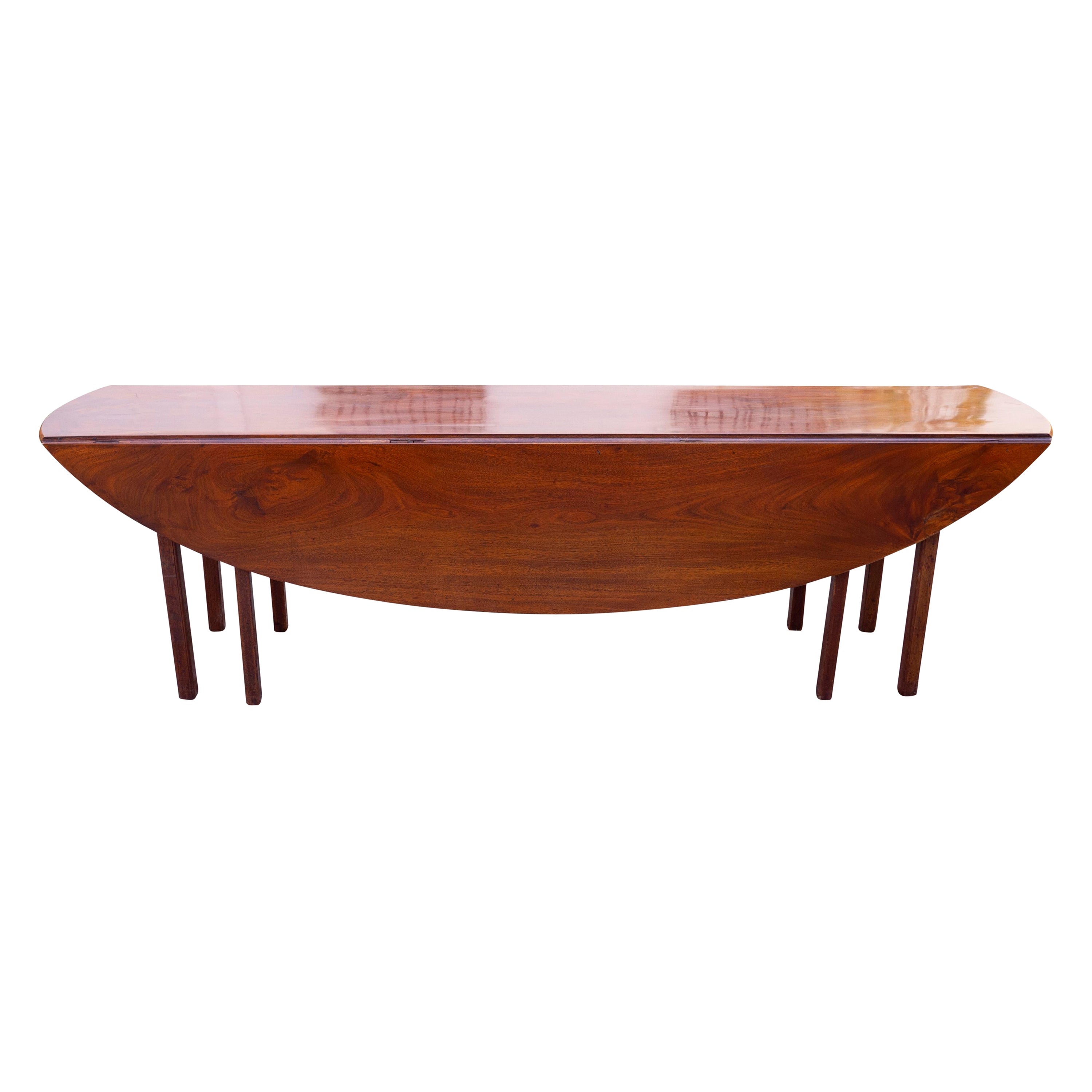 Irish Georgian Mahogany Hunt Table