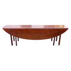 Irish Georgian Mahogany Hunt Table