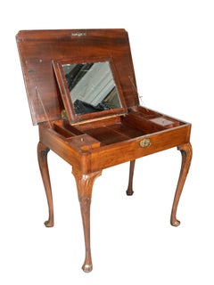 Irish Georgian Mahogany Side Table/ Dressing Table