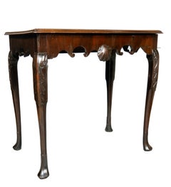 Irish Georgian Mahogany Side Table